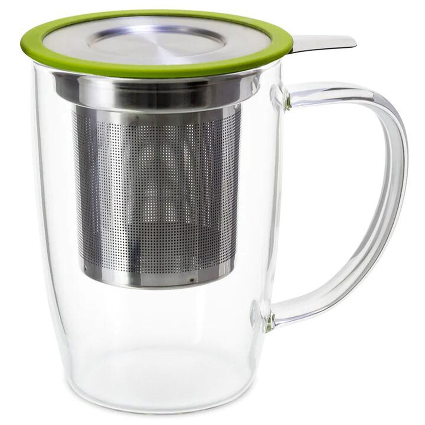 Glass Tall Tea Mug w/ Infuser