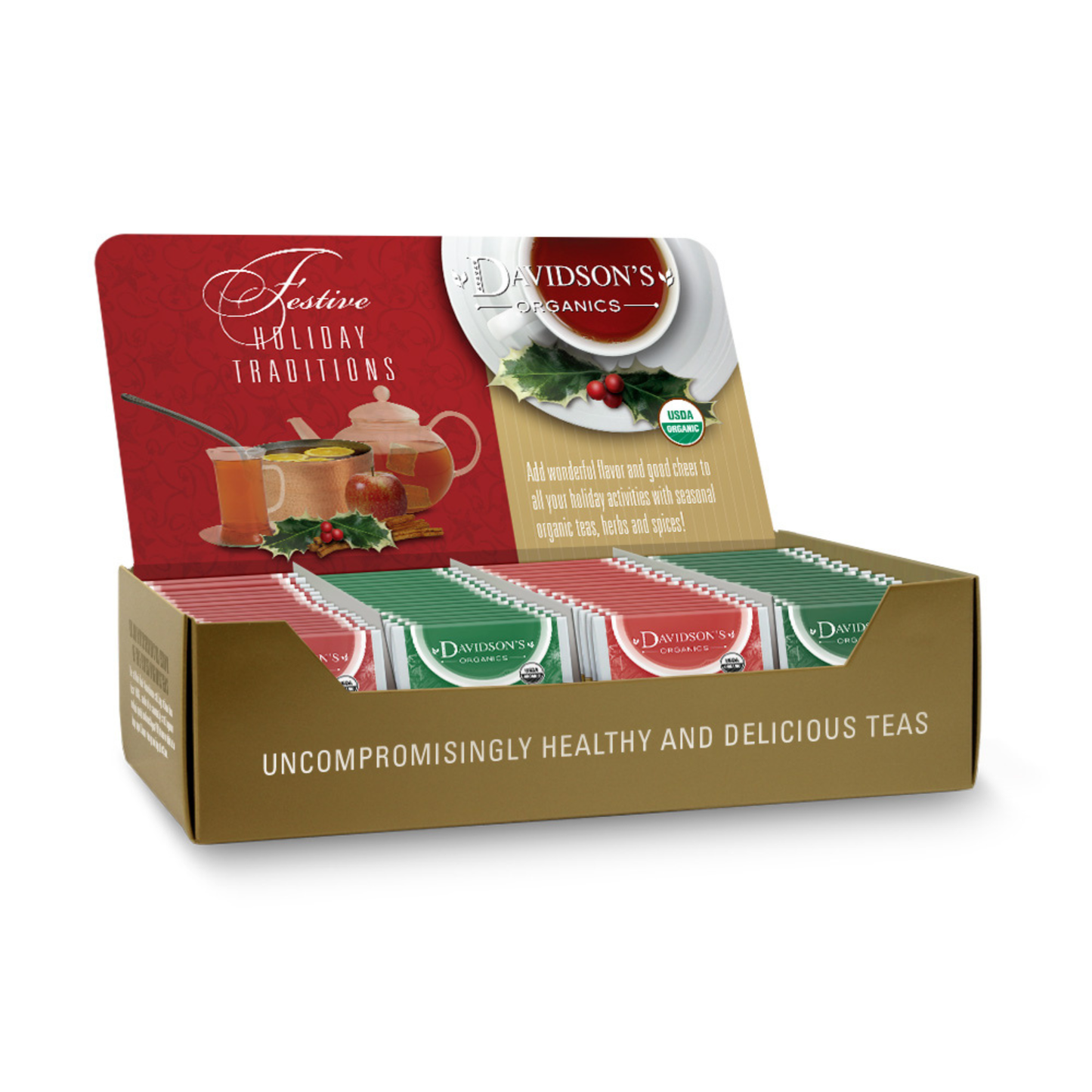 Assorted Holiday Teas & Mulling Spices (100ct) - Wholesale